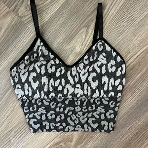 Leopard Print Crop Top